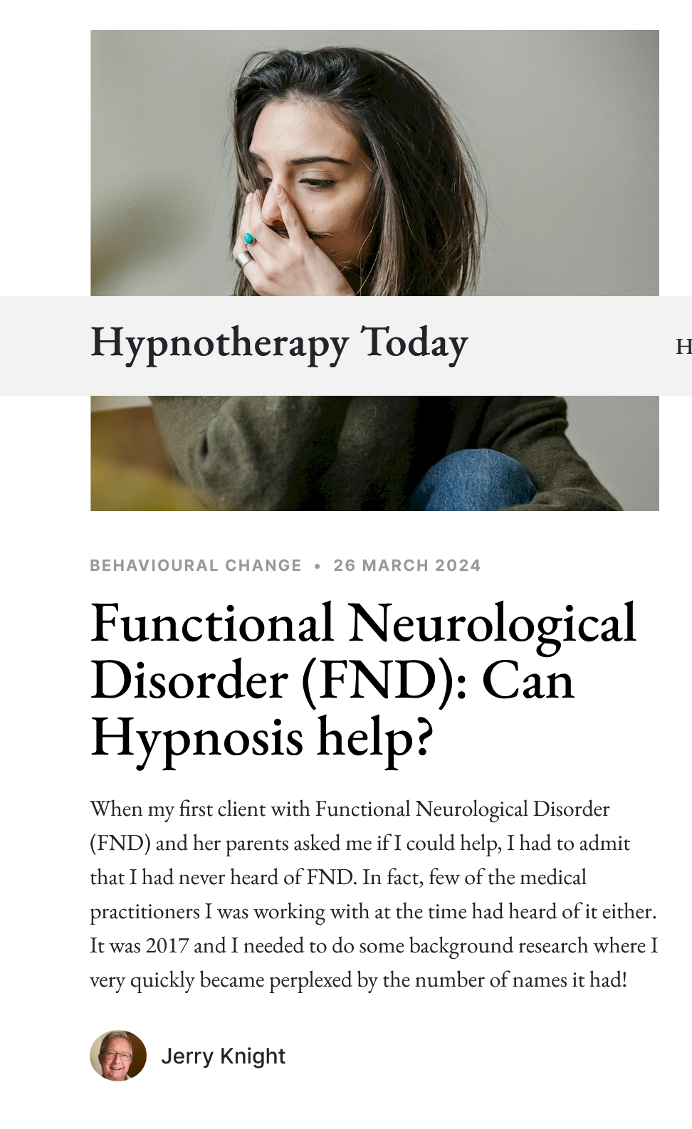 ASCH Journal Spring 2017 hypnotherapist newcastle